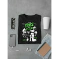 thumbnail image 3 of Space Pizza Invasion Graphic Tee T-shirt Men's, 3 of 3