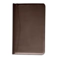 thumbnail image 2 of E3403-Cartera-De-Piel-Marrón-Chocolate-De-Lujo-Con-Cremallera-Tamaño-Legal, 2 of 4