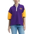 thumbnail image 4 of Women's Tommy Jeans Purple Los Angeles Lakers Taya Puff Sleeve Pique Polo Shirt, 4 of 4