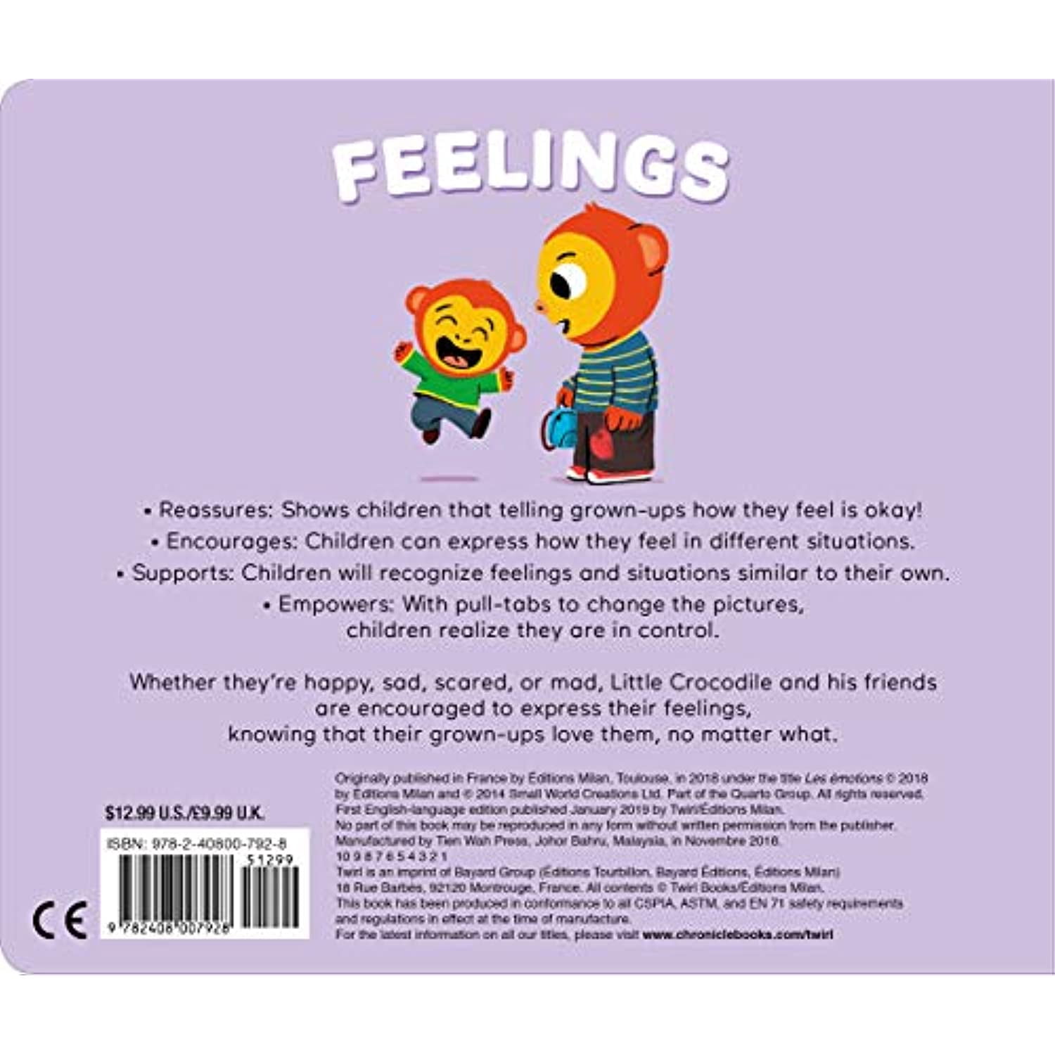 Pull and Play Feelings: A Pull-The-Tab Book, Book 4, (Board Book)