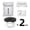 E, variant on Adjustable Frame Insert Eye Shield For Glasses, Light Blocking Sleep Mask Compatible With Frame Accessories, Removable Eye Occluder For Rest, White, 4 Pack (Multicolor, 1CM)