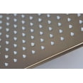 thumbnail image 4 of Cascada Ceiling Mount Rainfall LED Shower Head, (include Shower Arm) (20", Antique Brass), 4 of 9