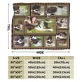 thumbnail image 3 of Wijzvio English Springer Spaniel Dog Throw Blanket Soft Fuzzy Fleece Blanket For Couch Bed Living Room Decoration 50"X40", 3 of 9
