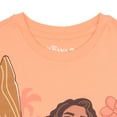 thumbnail image 5 of Disney Moana and Friends Girl's Graphic Print T-Shirt 2-Pack - Short Sleeve Tees Bundle for Kids (Size 4-16), 5 of 15