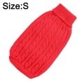 thumbnail image 2 of Dog sweater, autumn and winter solid color twisted pet dog sweater, 2 of 5