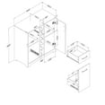 thumbnail image 2 of South Shore Vietti Bar Cabinet with Bottle and Glass Storage, 2 of 9