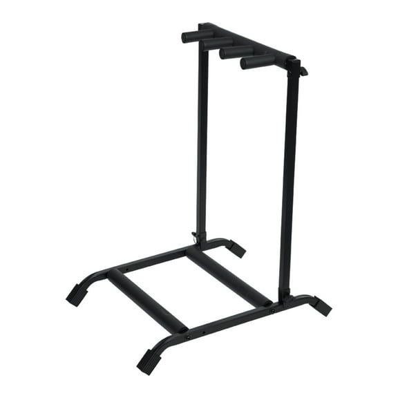 Rok-It Multi Guitar Stand Rack with Folding Design; Holds up to 3 Electric or Acoustic Guitars (RI-GTR-RACK3)