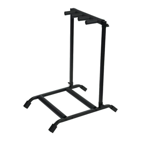 Rok-It Multi Guitar Stand Rack with Folding Design; Holds up to 3 Electric or Acoustic Guitars (RI-GTR-RACK3)