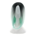 thumbnail image 1 of WIFKLSIIPG Party Wig Gradient Short Straight Hair Highlight Female Wig Wig Realistic Straight with Flat Bangs Synthetic Colorful Daily Party Wig Natural as Real Hair, 1 of 8