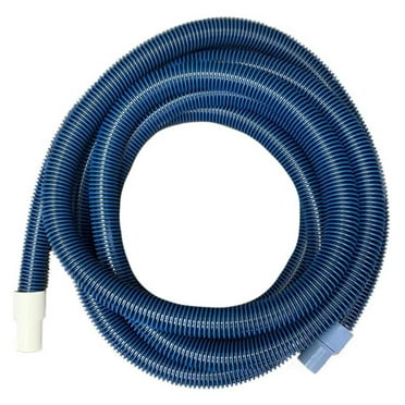JKALHFDJ Above Ground Swimming Pool Vacuum Hose for Vac Heads and Skimmers with Thick Crown for Wear Resistance UV & Chemical Protection 1.25 Inch x 24 Feet