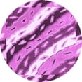 thumbnail image 1 of Ahgly Company Indoor Round Animal Purple Modern Area Rugs, 4' Round, 1 of 4