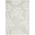 thumbnail image 2 of SAFAVIEH Bella Kiro Floral Flowers Wool Area Rug, Grey/Ivory, 4' x 6', 2 of 10