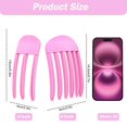 thumbnail image 4 of 3Pcs Hair Volume Clips, Root Booster Clips,Hair Volume Clip for Fluffy Bangs, Wind Shaping Styling Comb for Fluffy Bangs,Quick Hair Styling Tools (Pink), 4 of 11
