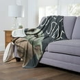 thumbnail image 2 of Star Wars The Mandalorian: Good Side Disney Cloud Sherpa Throw Blanket, 50 x 60 inches Green, 2 of 5