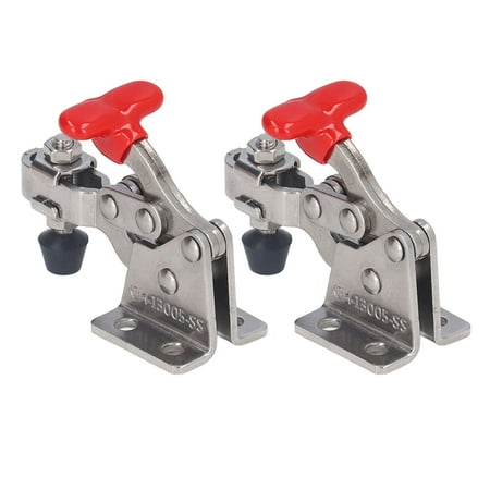 

Gupbes Quick Clamp Quick Release Vertical Hand Tool Quick Release Vertical Toggle Clamp 150lb Holding Capacity Woodworking Fixture For Home Decoration