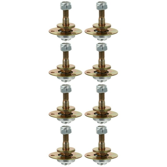 8 Pcs Glider Rocker Bearings Set for Rocking Chair Furniture Connector Accessories Iron Parts