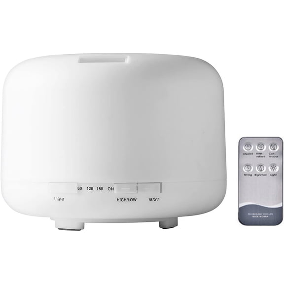 Ultrasonic Cool Mist Humidifier,Portable Small Humidifiers for Bedroom Home Office Travel,Aroma Essential Oil Diffuser 7 Color Night Light with High Low Mist Output,Timer,Auto Shut Off