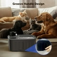 thumbnail image 5 of FWMB Quiet Dog Cat Fountain Water Bowl, 8L/2.2Gal Cat Dog Water Fountain, Pet Water Fountain with Visual Water Level, Automatic Water Dispenser for Pets Cat Large Medium Small Breed Dogs Pets,Black, 5 of 9
