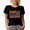 Black, variant on Cookie Baking Queen, Pastry Chef or Baker Themed, Groovy Retro Wavy Text Merch Gift, Black T-Shirt, 3XL