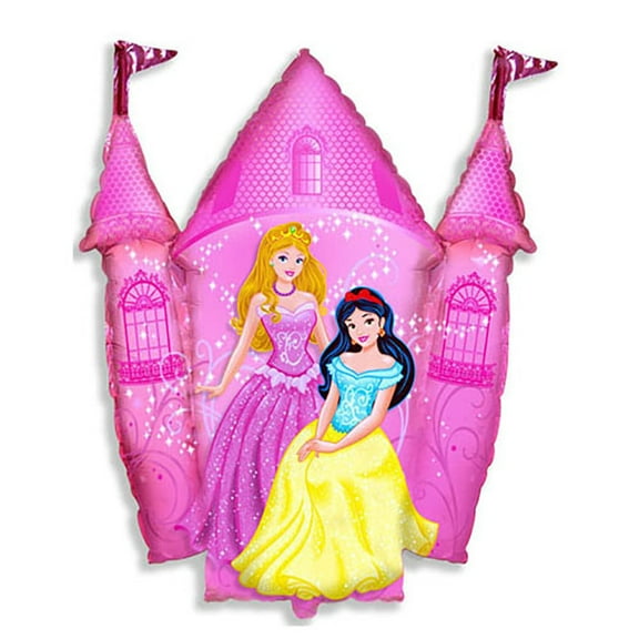 34 inch Princess Castle Foil Mylar Balloon - Party Supplies Decorations
