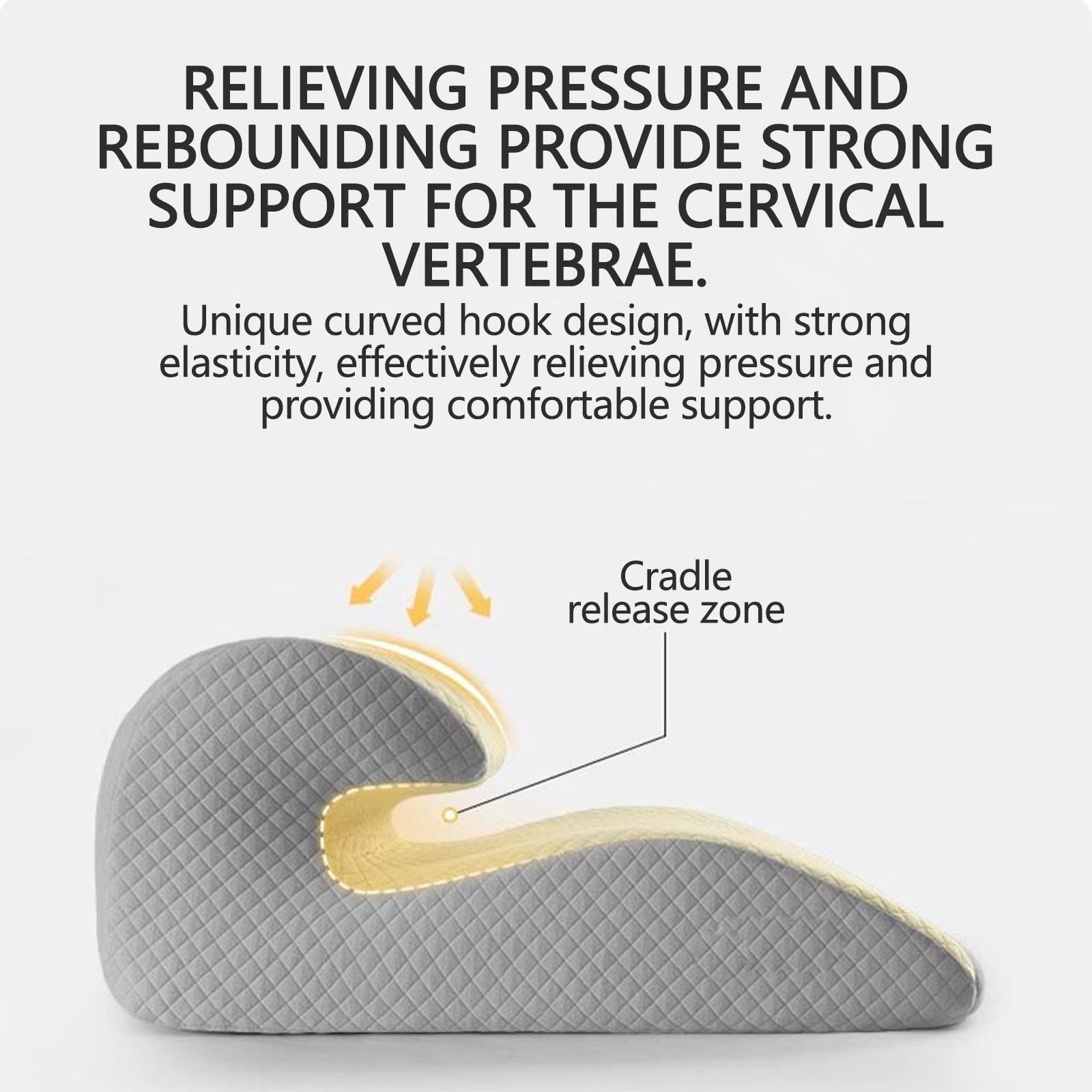 Acid Reflux Pillow for Sleeping - GERD Bed Wedge Pillow with Ventilated Foam | Orthopedic Back Support for Neck & Shoulder Pain Relief