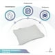 thumbnail image 2 of Almohada Individual Memory Foam Almohada Companion Color Blanco 27 x 17 x 8 cm, 2 of 8