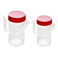 thumbnail image 1 of Conjunto de 2 dispensadores de botellas de vinagre y aceite de oliva acrílico 500ml / 380ml / 260ml shamjiam Frascos de botellas de aceite a prueba de fugas, 1 of 8
