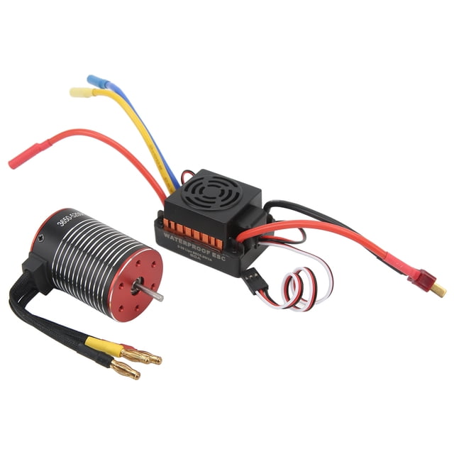 Combo Impermable ESC, 3650 MÚLTIPLE PROTECCIÓN MÚLTIPLE 5200KV RC SIN ESCOBILLAS ESC 60A PARA REMPLAZO