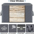 thumbnail image 3 of Large Capacity Clothes Storage Bag Foldable Blanket Storage Containers for Organizing Bedroom Closet, 3 of 9
