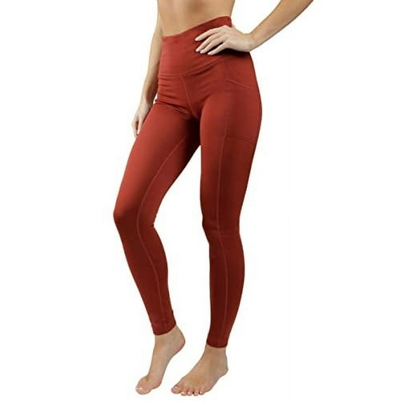 90 Degree By Reflex High Waist Fleece Lined Leggings with Side Pocket - Yoga Pants