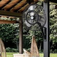 thumbnail image 6 of Achazel 20" Outdoor Wall Mount Misting Fan, 3-Speed Waterproof Industrial Fan, Oscillating High Velocity Patio Cooling Fan for Outside,, 6 of 8