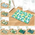 thumbnail image 2 of Green Leaves Entrance Doormat Household Tableware Anti-slip Kitchen Mat Absorbent Bathroom Rug Modern Floor Mat Home Decor, 2 of 6