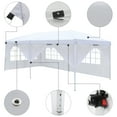 thumbnail image 4 of Zimtown 10'x 20' Pop-up Carpa para Fiestas Cenador para Bodas con Dosel y 6 Paredes, 4 of 9