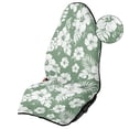 thumbnail image 5 of Uorisanigo Car Seat Towel Cover Waterproof Non-Slip Green Hibiscus Flowers Automotive Vehicles Seat Cover Protectors Fit Most Car, Truck, Suv, or Van for Post Gym Workout, 5 of 6