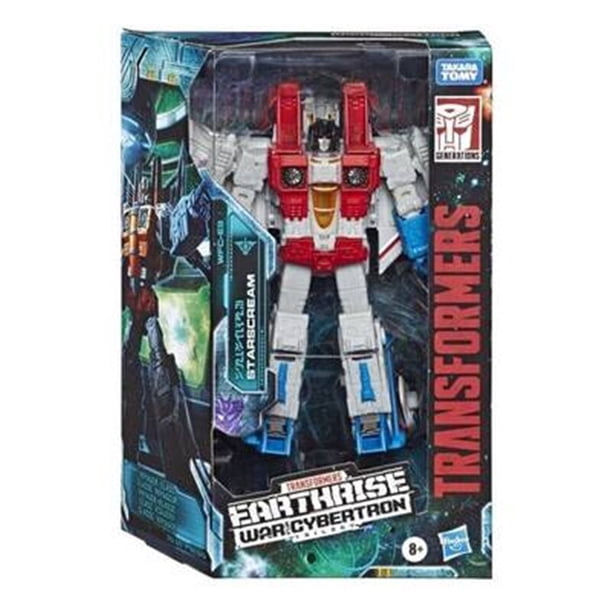 Transformers: figuras de guerra de generación para Cybertron, Voyager, Thrust, Starscream, gancho de agarre Autobot, Optimus Prime zhangmenya LED