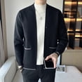 thumbnail image 4 of Nueva chaqueta tipo suéter de primavera y otoño para hombre, chaqueta tipo cárdigan de punto de alta calidad, 4 of 5