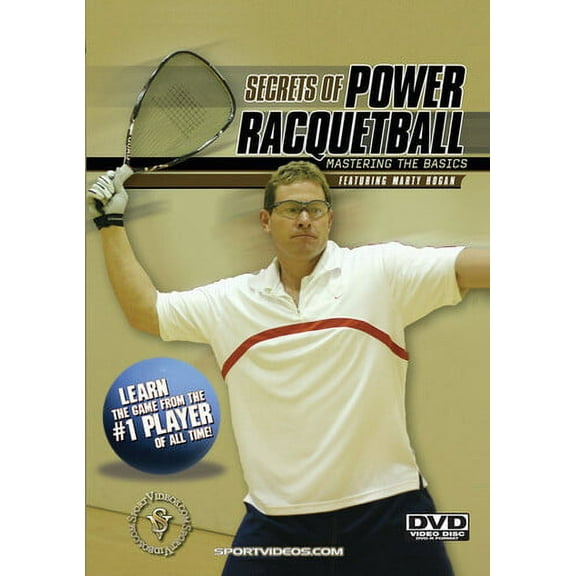 Secrets Of Power Racquetball: Mastering The Basics (DVD), Sportvideos.Com, Sports & Fitness