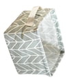 thumbnail image 4 of Cotton Linen Desktop Storage Basket cosmetics organizer table Sundries Storage Box Space-Saving Bag Organizer, Grey, 4 of 6