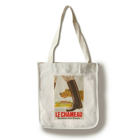 Le Chameau Vintage Poster France c. 1954 (100% Cotton Tote Bag - (Le Chameau Boot Bag Best Price)