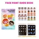 thumbnail image 5 of Kit de pintura facial Bowitzki profesional de 12 x 10 g con plantillas, 5 of 7