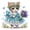 D, variant on Partheme 12x2x1in Painting DIY Rhinestone Art Kit Cute Diamond Embroidery, Full Drill Partial Drill for Home Wall Decoration Adults Kids Hobby, D