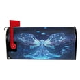 thumbnail image 2 of Mailbox Covers Magnetic Large Size 25.4x20.78 in Mailbox Wraps Post for Garden Yard Decor Blue Glowing Fairy, 2 of 9
