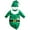Elf Gingerbread, variant on My First Christmas Baby Boy Girl Cotton Outfit Newborn Elf Santa Costume Set Infant Xmas Cosplay Romper Jumpsuit