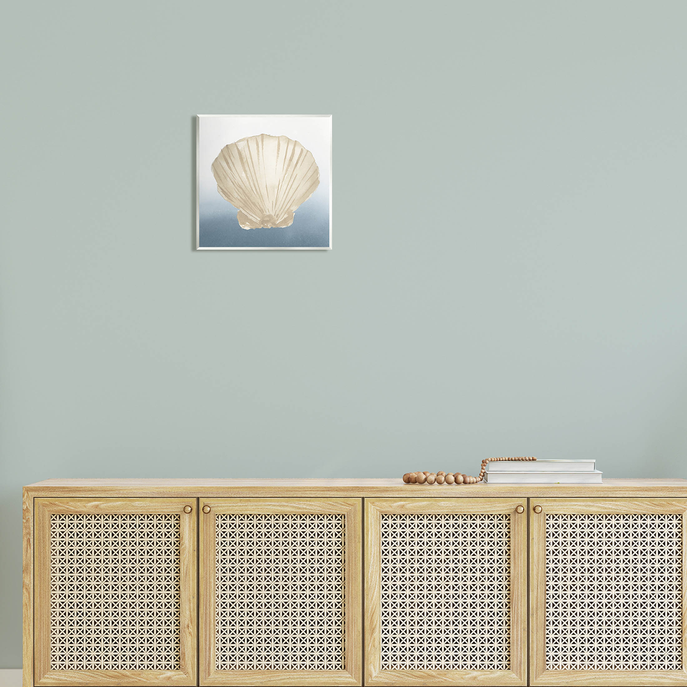 Aquatic Seashell Clam Composition Animals & Insects Graphic Art Unframed Art Print Wall Art