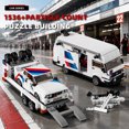 Champion Touring Cars Sets MOC Building Blocks Model Trailer Vehicle ...