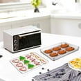 thumbnail image 4 of Casewin Baking Sheet with Rack Set, Stainless Steel Cookie Sheet Baking Pans with Cooling Rack, Non Toxic & Healthy, Rust Free & Heavy Duty, Mirror Finish & Easy Clean, Dishwasher Safe - 4 Pieces, 4 of 7
