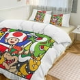 thumbnail image 4 of Mario 3-Piece All Season Bedding Set, Comforter Set with Pillow Shams for Bedroom & Dorm Decor, Ideal Gifts for Women Men Teens Friends Family, 4 of 7