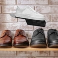 thumbnail image 4 of CATIEBYE Sandal Holder Black Shoe Display Rack Wall Mounted for Homeowners 1Pack, 4 of 8