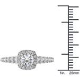thumbnail image 4 of 1-1/4 Carat T.W. Diamond Single Halo 14kt White Gold Engagement Ring, 4 of 5