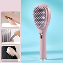 Telescopic Hair Brush Self Cleaning Comb Massage Scalp Cleansing Portable One Click Cleaning Brush For Women Men
